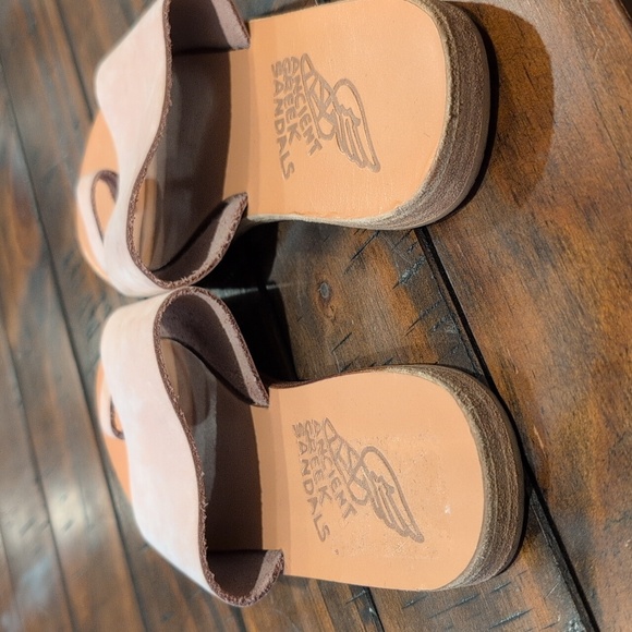 Ancient Greek Ligia Sandals Blush Leather - Picture 4 of 8